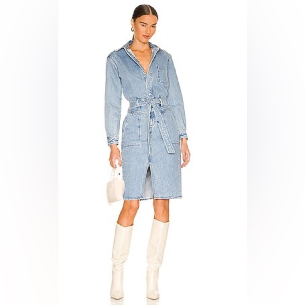 Rag & Bone Mia denim midi dress